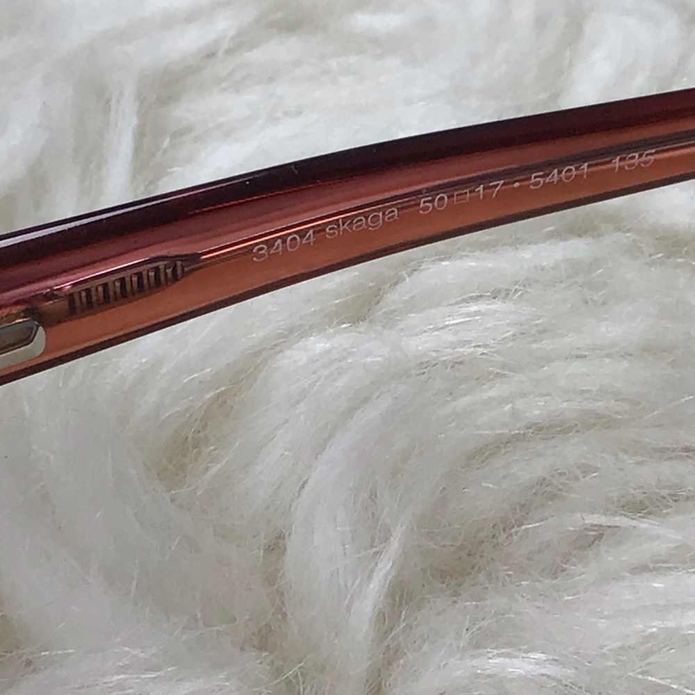 Skaga Eyeglasses 3404 Scandinavian Eyewear -Red, Pink and Orange Titanium Frame. - Picture 13 of 16